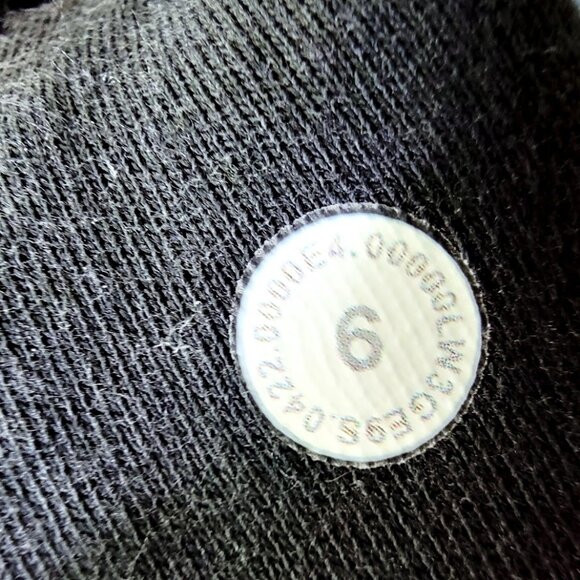 Lululemon Women's Black Collarless Textured Fleece Full Zip Teddy Jacket Size 6 - Picture 7 of 8